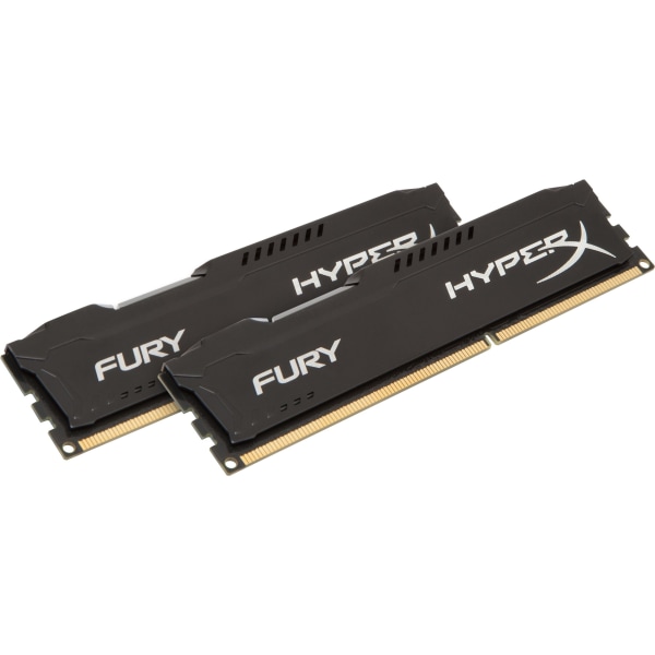 Модуль памяти 2x ddr3 4gb sdram kingston hyperx fury hx313c9fbk2/8 (pc10600, 1333mhz, cl9) (740617230260)