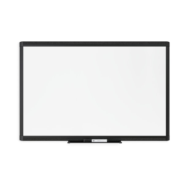 U Brands PINIT Magentic Dry-Erase Whiteboard, 24 x 36, Aluminum Frame With Black Finish