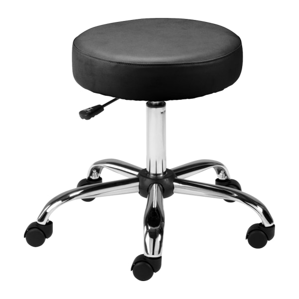 Lorell Backless Pneumatic-Lift Stool, Black (LLR69513) | Quill
