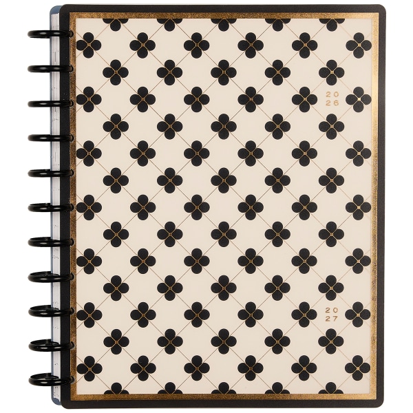 Happy Planner Monthly/Weekly Big Disc-Bound Academic Planner, 8-1/2" x 11", Earth Hues, July 2026 to June 2027, Total Quantity 1