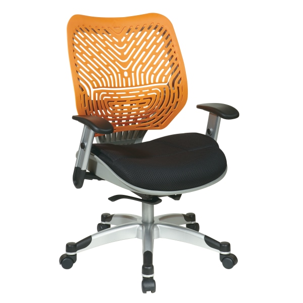 Office Star Unique Self-Adjusting SpaceFlex Mid-Back Managers Chair, Tang
