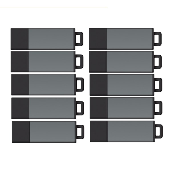 Centon DataStick Pro USB 20 Flash Drives 2GB Pro Gray Pack Of 25 Flash Drives S1U2P12G25PK