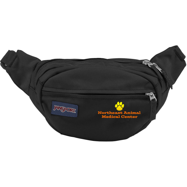 Custom Promotional Jansport® Fifth Avenue Fanny Pack, 4" x 6", Black