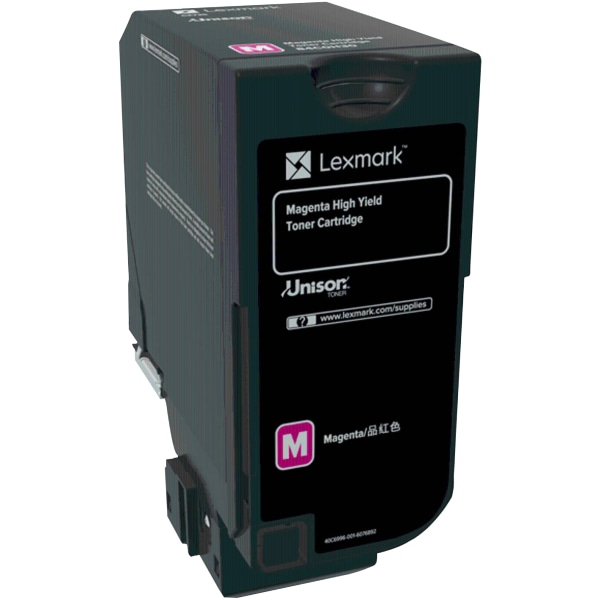 Lexmark Original High Yield Laser Toner Cartridge - Magenta Pack - Laser - High Yield -  84C0HMG