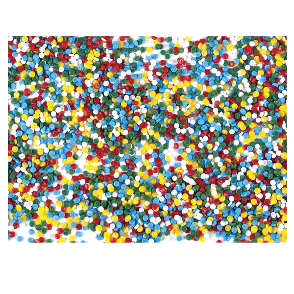 Children's Factory Kidfetti Polypropylene Plastic Pellets, 10 Lb, Multicolor -  910059