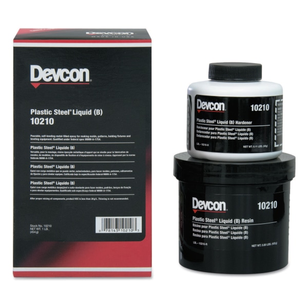 Devcon® Plastic Steel Liquid Epoxy, 1 Lb -  10210