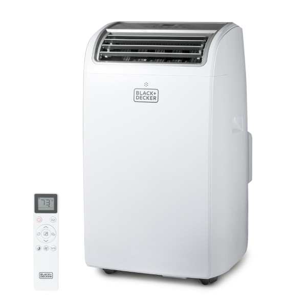 BLACK+DECKER Portable Air Conditioner 10,200 BTU DOE (14,000 BTU ASHRAE 128) with 12,000 BTU Heating for Rooms Up To 700 Sq. Ft., White -  BPT10HWTB