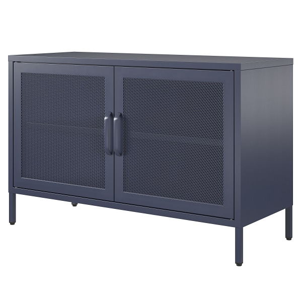 Photos - Wardrobe Novogratz Channing 40"W 2-Door Storage Cabinet, Navy