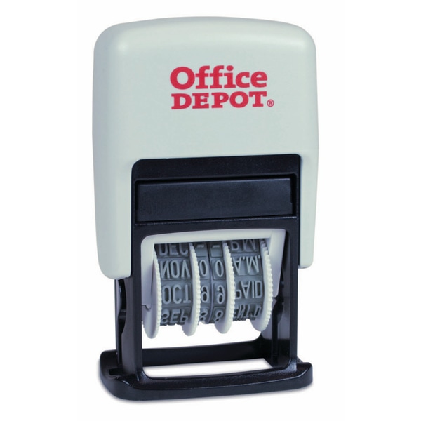 UPC 735854325381 product image for Office Depot® Brand Date Message Stamp Dater Paid, Received, Faxed, Self-Inking  | upcitemdb.com