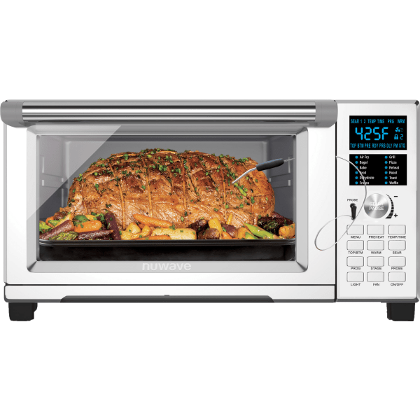 NuWave 20801 Bravo XL Air Fryer Toaster Oven Silver