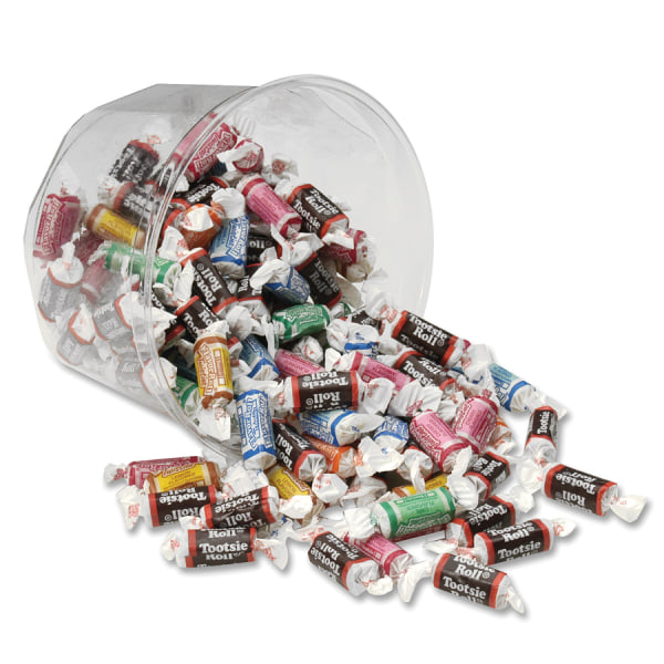 Office Snax Tootsie Rolls, 28 Oz Tub