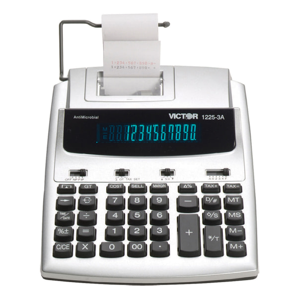 Victor 12253A Commercial Printing Calculator With Antimicrobial Protection