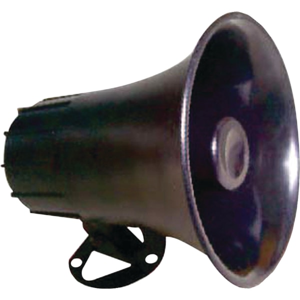 All Weather PA Mono Extension Horn Speaker, 5""H x 5""W x 6-1/4""D, Black - Pyle PSP8