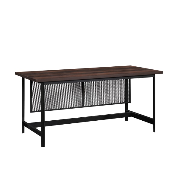 Sauder® Briarbrook 66"W Table Style Computer Desk, Black/Barrel Oak