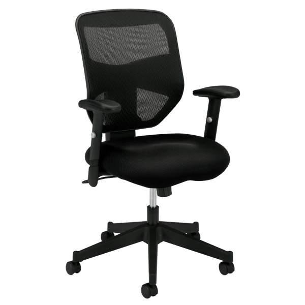HON® Prominent™ Mesh Fabric High-Back Task Chair, Black -  VL531MM10