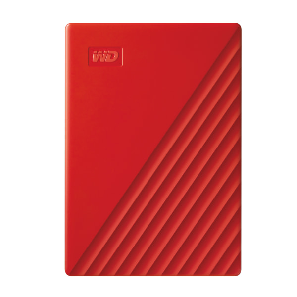 Western Digital My Passport Portable External Hard Drive 4TB Red