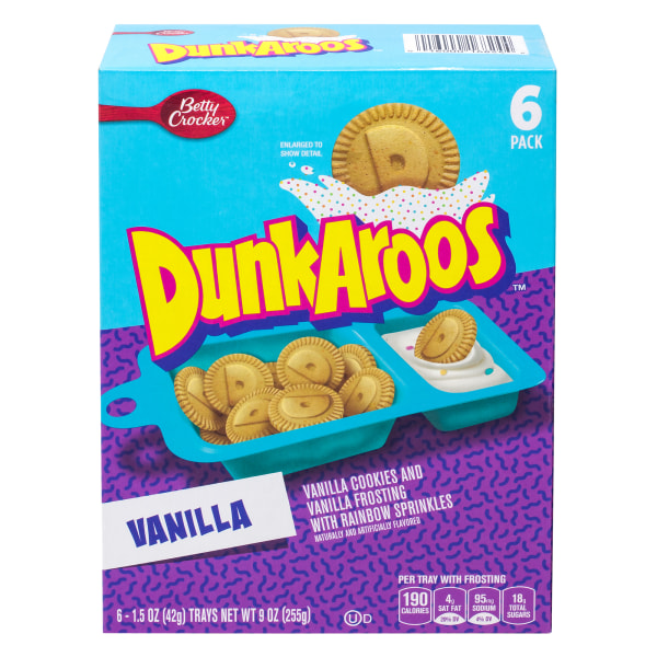 UPC 016000168244 product image for Betty Crocker Dunkaroos Vanilla Cookies And Frosting, 1.5 Oz, Case Of 5 Boxes | upcitemdb.com