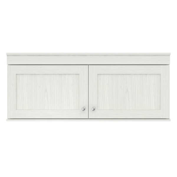 2 Doors Wall Mounted Buffet Cabinet White - Inval