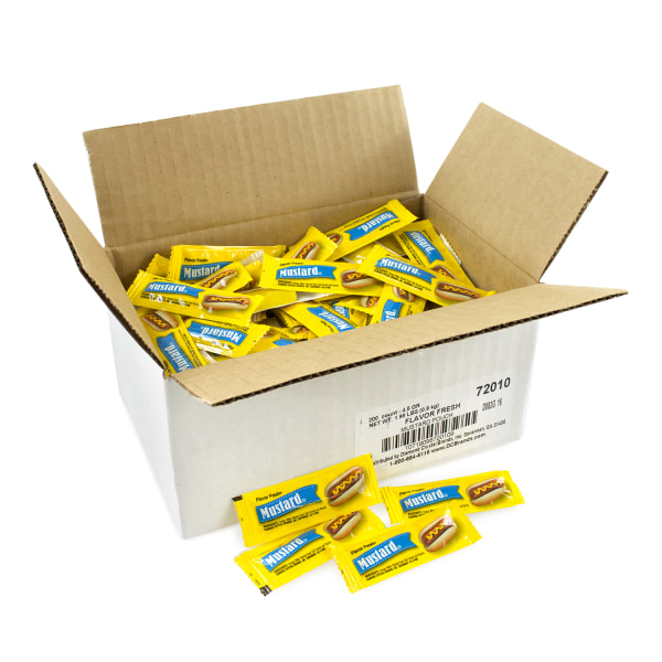 UPC 719098720102 product image for Diamond Crystal Flavor Fresh Mustard Pouches, Box Of 200 | upcitemdb.com