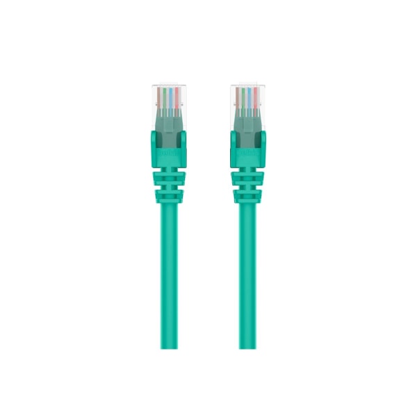 Photos - Cable (video, audio, USB) Belkin Cat. 5e Patch Cable - RJ-45 - RJ-45 - 14ft A3L791B14-GRN-S 