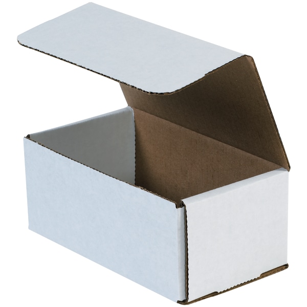 Partners Brand Corrugated Mailers 9 x 7 x 4 White Bundle of 50