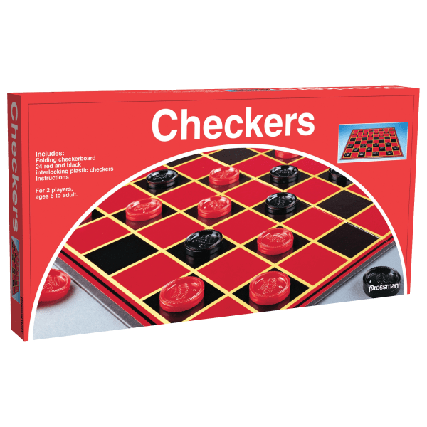 UPC 021853011128 product image for Pressman Toys Checkers Game, Ages 6-18 | upcitemdb.com