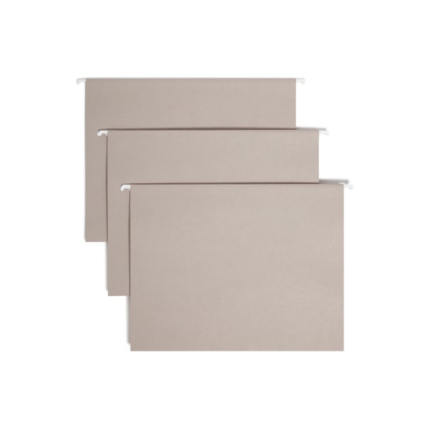 UPC 086486640633 product image for Smead® Hanging File Folders, Letter Size, Gray, Box Of 25 Folders | upcitemdb.com