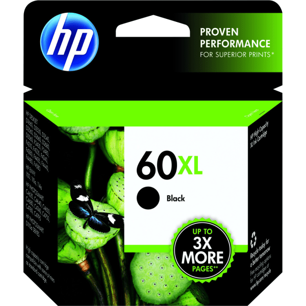 Photos - Ink & Toner Cartridge HP 60XL High-Yield Black Ink Cartridge, CC641WN CC641WN