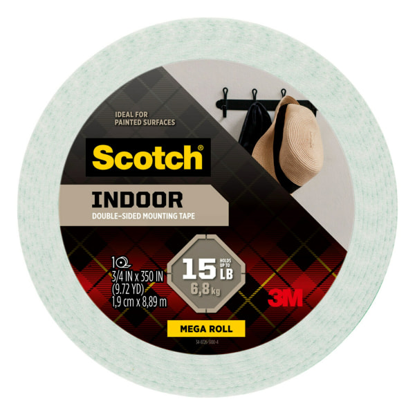 Scotch® Permanent HeavyDuty Mounting Tape, 3/4" x 350" Zerbee