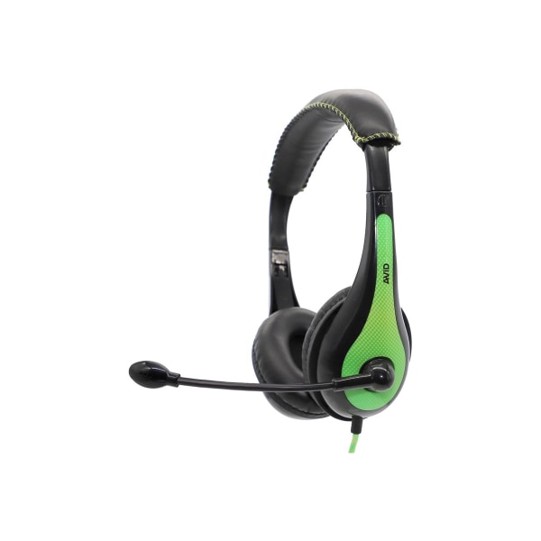 AVID AE-36 - Headset - on-ear - wired - 3.5 mm jack - green -  1EDUAE36GREEN