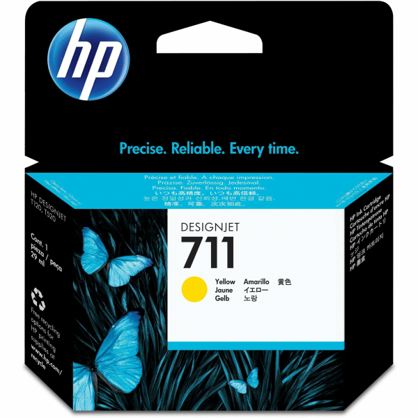 Hewcz132A Hp Br Designjet T120 - 1- Number 711 Sd Yellow Ink