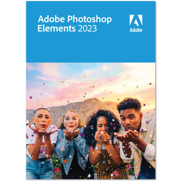 Adobe® Photoshop Elements Software 2023 For PC/Mac, Windows® 11/10/Mac OS X V11.3/OS Monterey 12, Product Key -  65325918