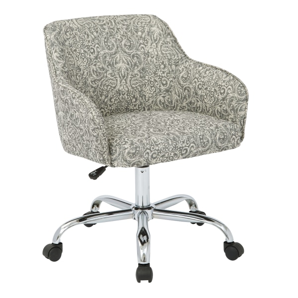 Office Star Avenue Six Bristol Task Chair, Mesh, Veranda Pewter/Silver