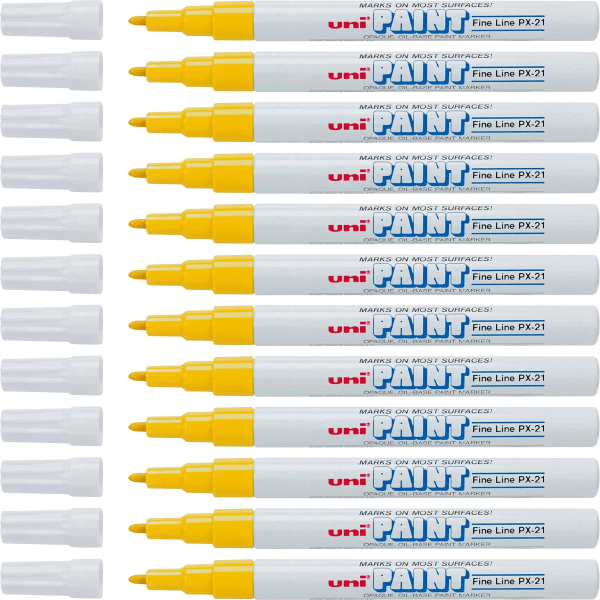 UPC 070530637052 product image for Fine Marker Point - Yellow Oil Based Ink - 1 Dozen | upcitemdb.com