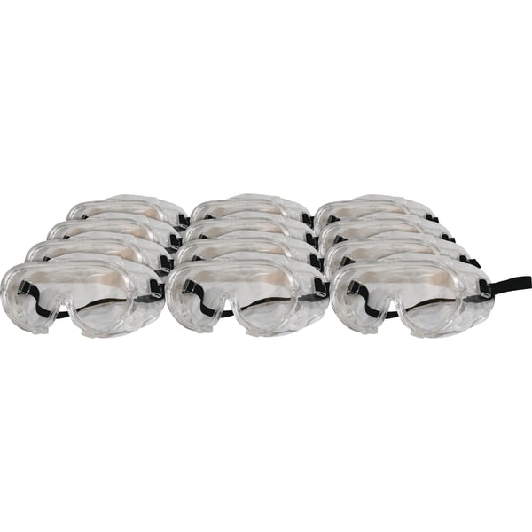 ProGuard Classic 808 Series Safety Goggles - Anti-fog, High Visibility, Adjustable, Elastic Headband, Adjustable Headband, Lightweight - 7321