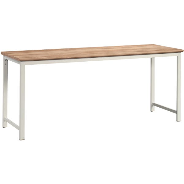 Sauder® Bergen Circle Commercial 72""W Executive Table Computer Desk, Kiln Acacia -  426297