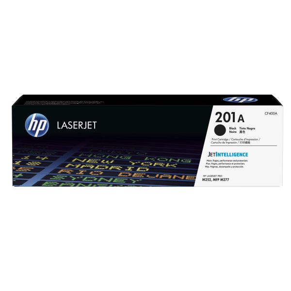 HP 201A Black Standard Yield Toner Cartridge, Prints Up to 1,420 pages (CF400A) | Quill
