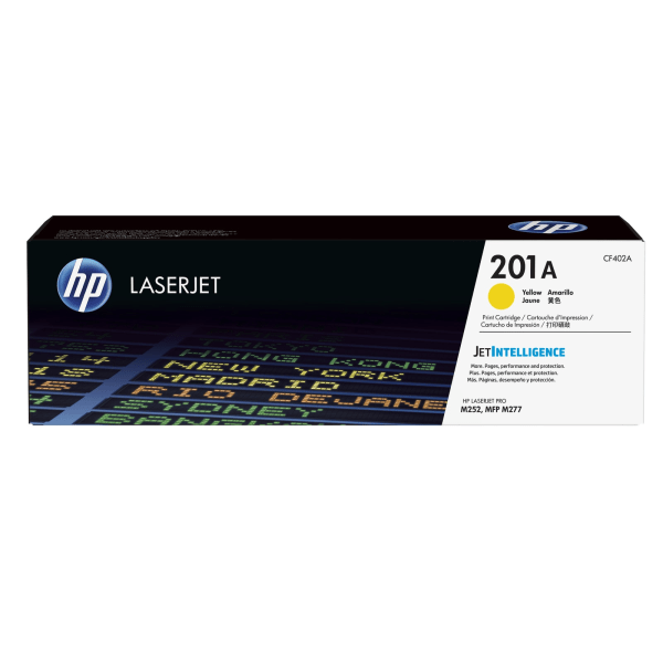 HP 201A Yellow Standard Yield Toner Cartridge, Prints Up to 1,330 pages (CF402A) | Quill