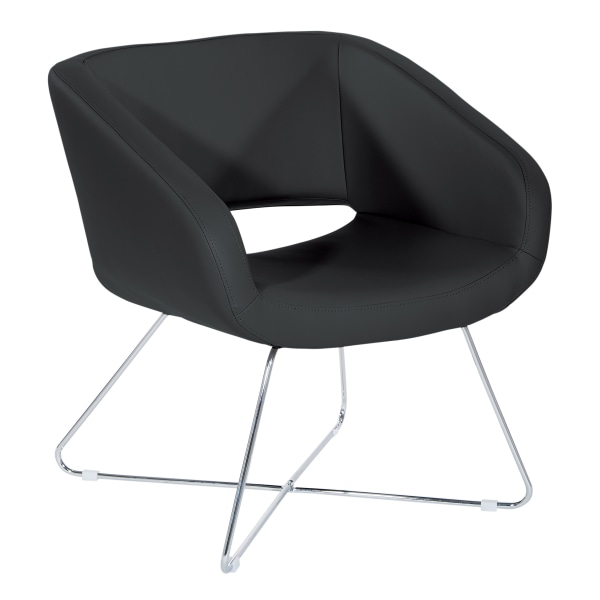 Office Star Resimercial Seating Lounge Chair, Black - LRL-R107 - Furniture Make visitors feel comfortable with this upholster sku LRL-R107