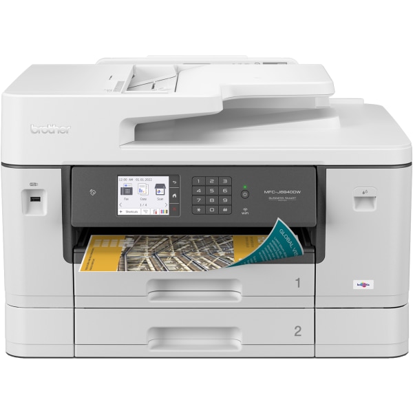 Brother MFC-J6940DW Wireless Color Inkjet All-in-One Printer with Print, Copy, Scan, Fax up to 11"x17" (Ledger)