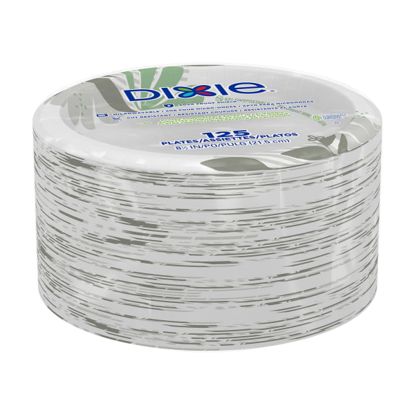 Paper Plates, 8-1/2", Pathways Design, Pack Of 125 Plates