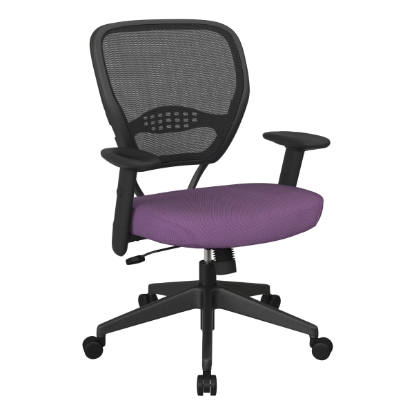 Office Star 55 Series Professional AirGrid Back Manager Office Chair, Purple - 55-7N17-512 - Furniture Support your body throughout the workweek with the sku 55-7N17-512