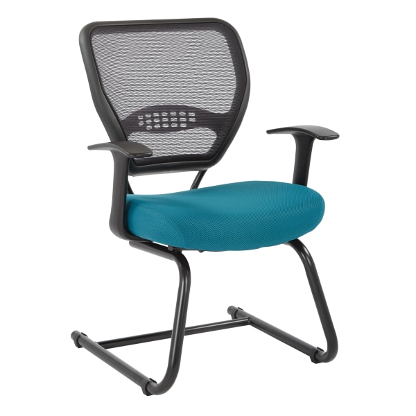 Office Star Space 55 Series Professional AirGrid Back Visitors Chair, Blue