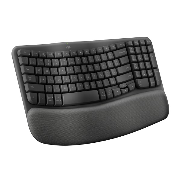 UPC 097855191533 product image for Logitech® Wave Keys Wireless Ergonomic Keyboard With Cushioned Palm Rest, 61% Re | upcitemdb.com