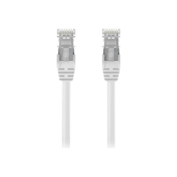 UPC 722868458686 product image for Belkin 3ft CAT6 Ethernet Patch Cable Snagless, RJ45, M/M, White - Patch cable -  | upcitemdb.com