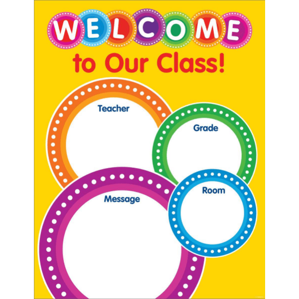 ISBN 9781338127997 product image for Color Your Classroom Chart, Welcome, 17