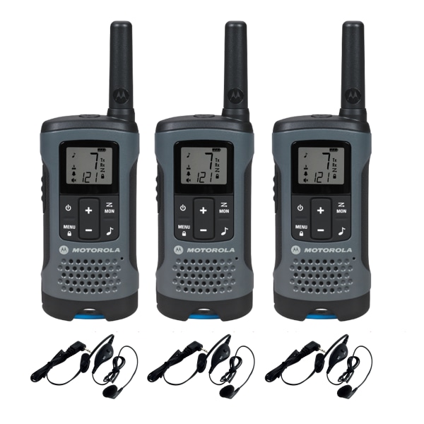 Motorola TalkAbout T200TP TwoWay Radios Bundle Dark Gray T200TPBNDL1