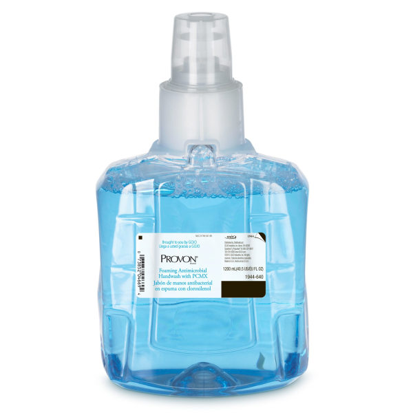Provon Foaming Antimicrobial Soap  1200 mL Dispenser Refill Bottle Floral Scent, Case of 2