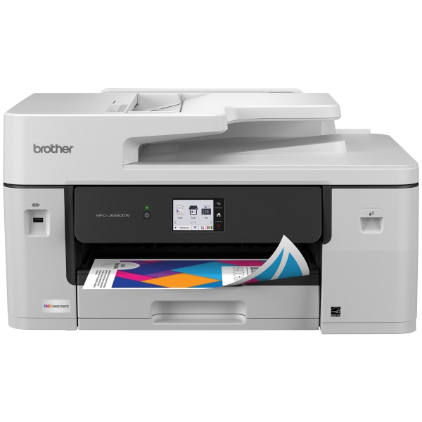 Brother INKvestment MCF-J6560DW Wireless Color Inkjet All-in-One Printer, 11"x17" capabilities, 2.7" Color Touchscreen