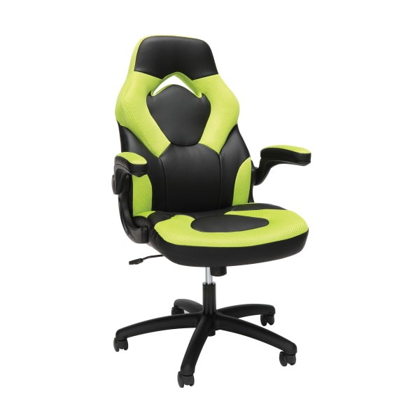 Photos - Computer Chair Respawn Racing Style Ergonomic Bonded Leather Computer Gaming Chair, Green